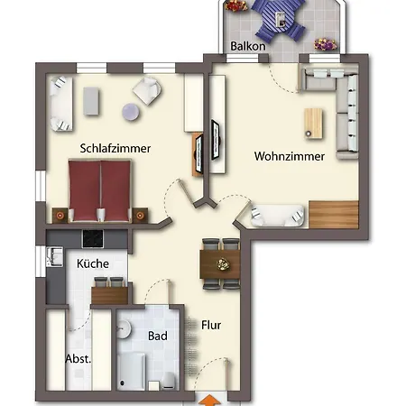 Brise Haus Auf Der Hoehe App 03 * Heringsdorf (Usedom)